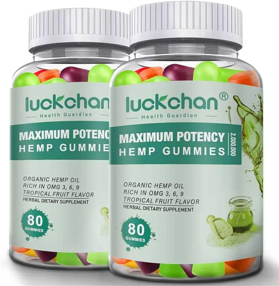 Hemp Gummies High Potency Vegan Organic R7972