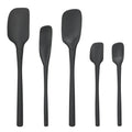 Silicone Spatula Set of 5 Black Q359