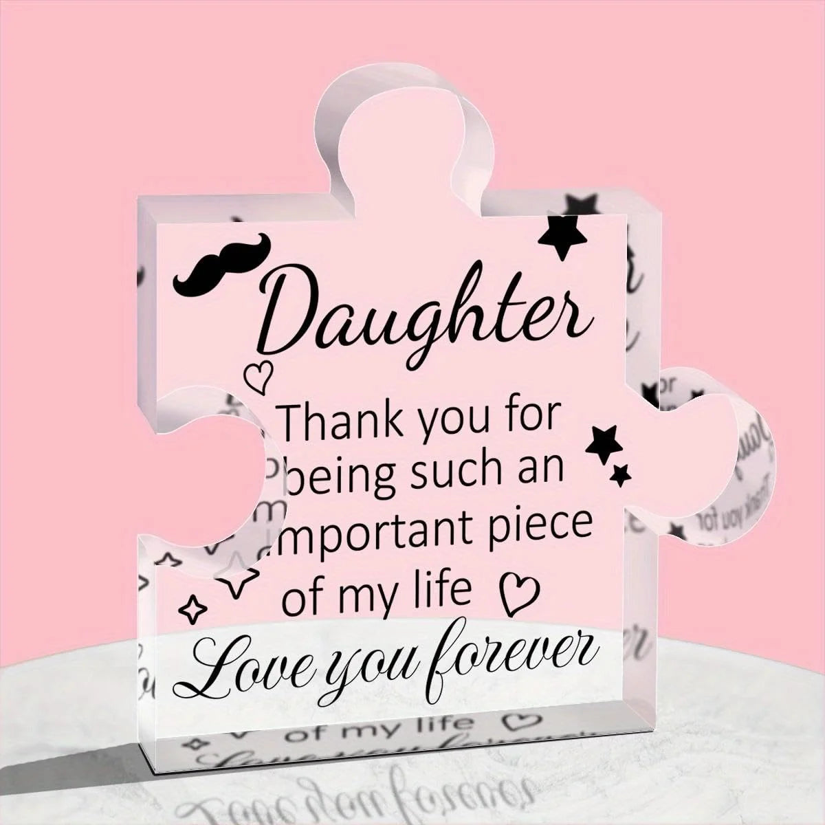 Acrylic Desk Plaque B2287