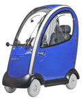 Blue Enclosed Cabin Mobility Scooter Y72826