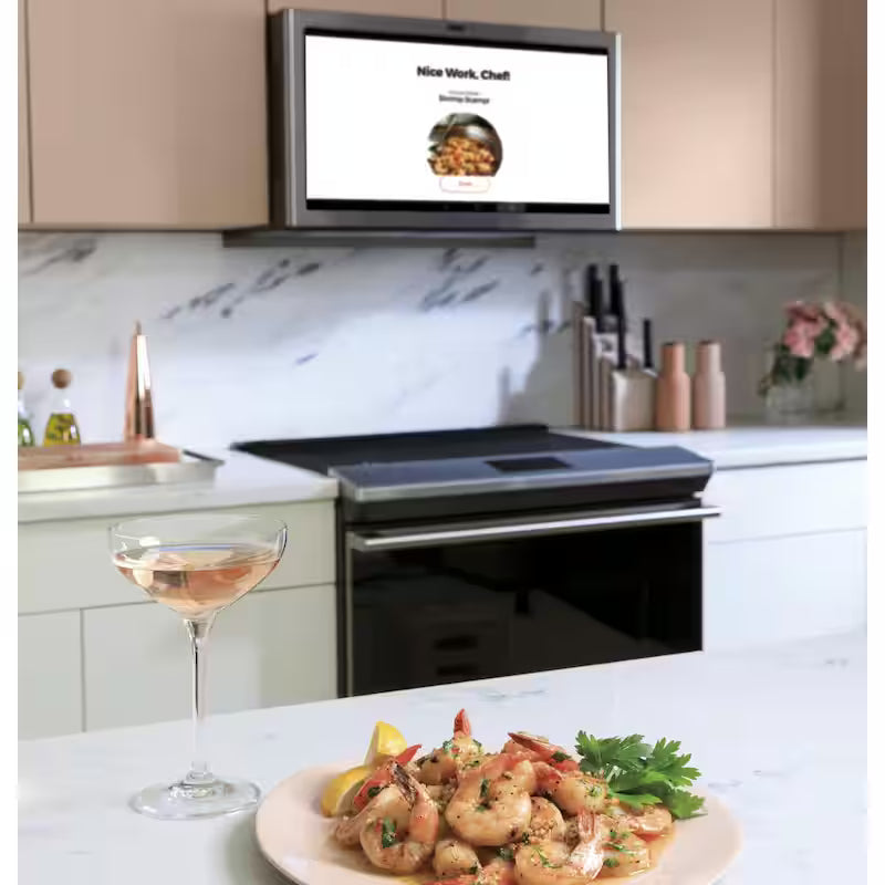 30 in. 5.3 cu. ft. Slide-In Smart Induction Electric Range with Self-Cleaning Convection Oven E544507