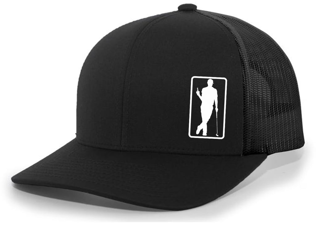 Black Trucker Hat D748