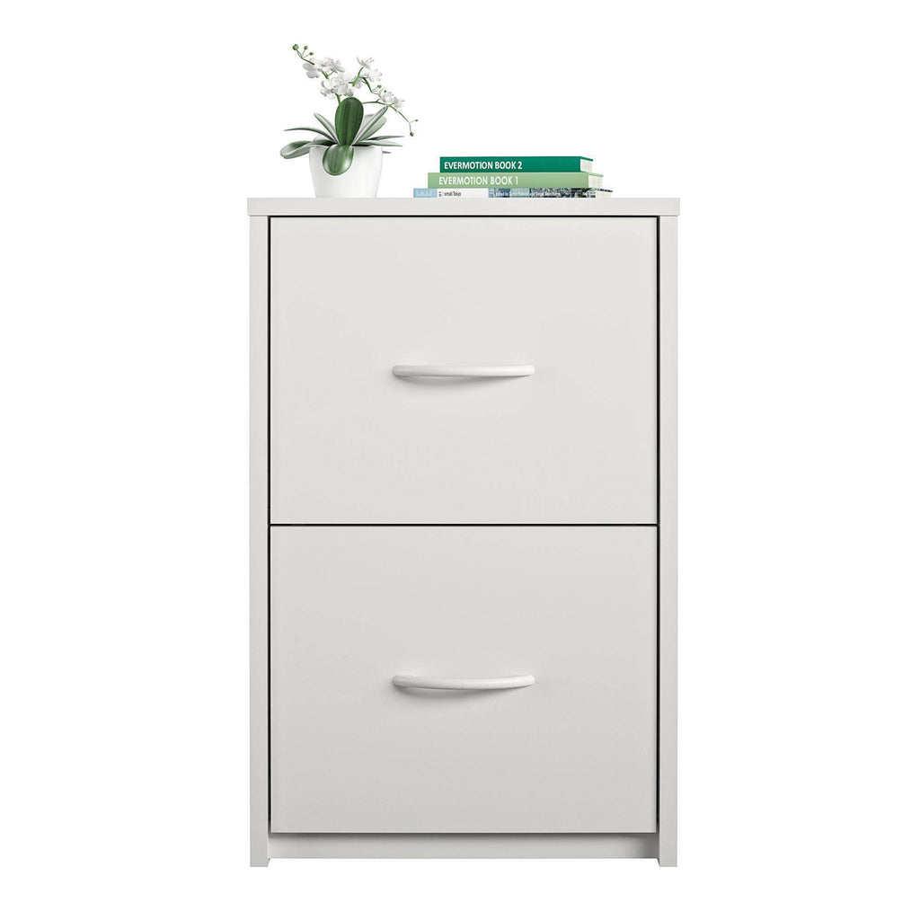 White 2 Drawer File Cabinet T970
