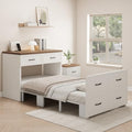 Twin Size Murphy Bed with Mattress Included F818607