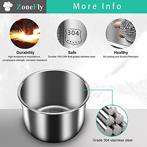 8Qt Stainless Steel Inner Pot N360916