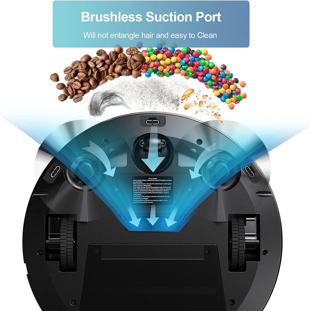 2000Pa Suction Slim Self-Charging Robot Vacuum H557