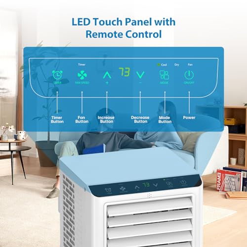 8,000BTU 3-in-1 Portable Air Conditioner L838