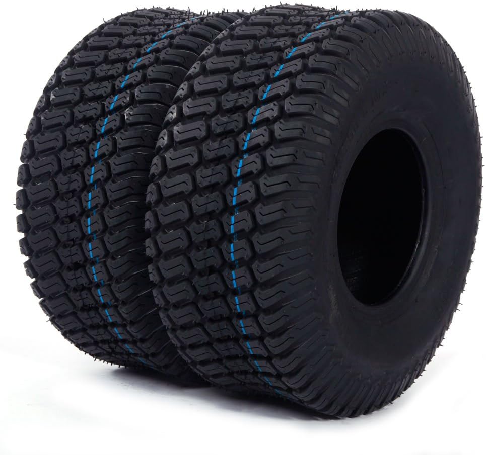 2pc Lawn Mower Tractor Cart Turf Tires 15x6.00-6 4PR V3501
