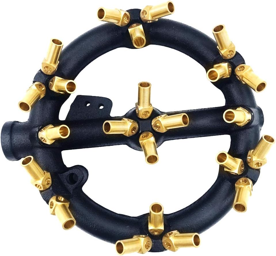 Propane Gas Jet Burner 44 Tips Cast Iron Body W13011