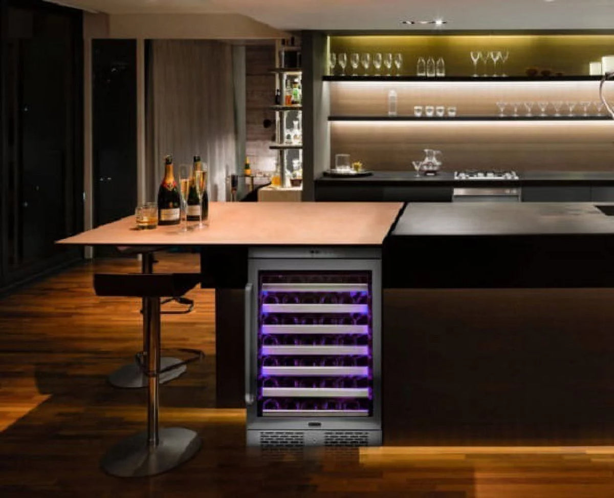 54 Bottle Stainless Steel Wine Refrigerator D73481