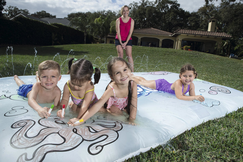 9.8' x 6.6' Art Water Mat R50470