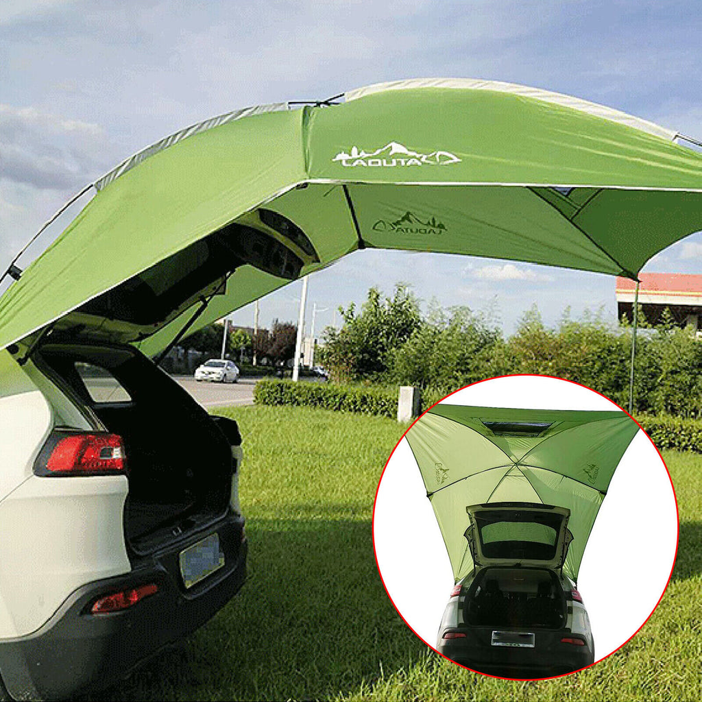 Green Waterproof Car Tailgate Tent M681