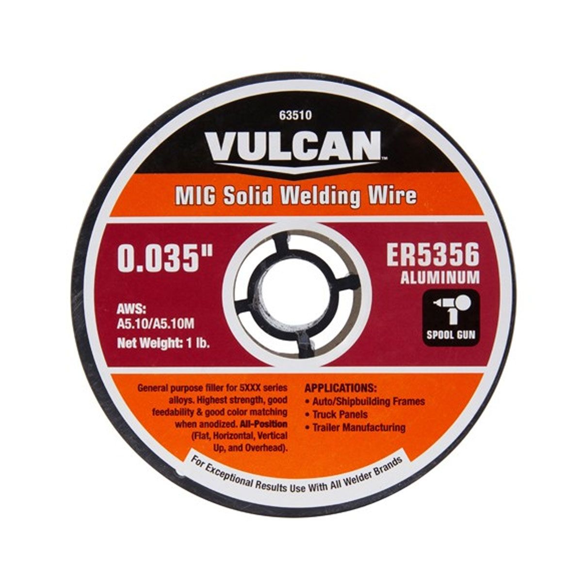 0.035 in. ER5356 MIG Solid Welding Wire 1 lb. Roll U218
