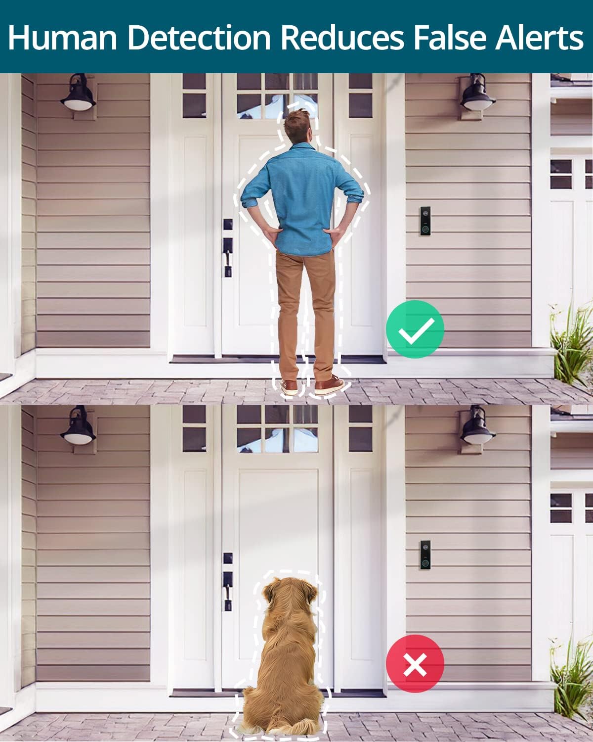 Wireless 2K Battery-Powered Video Doorbell K388