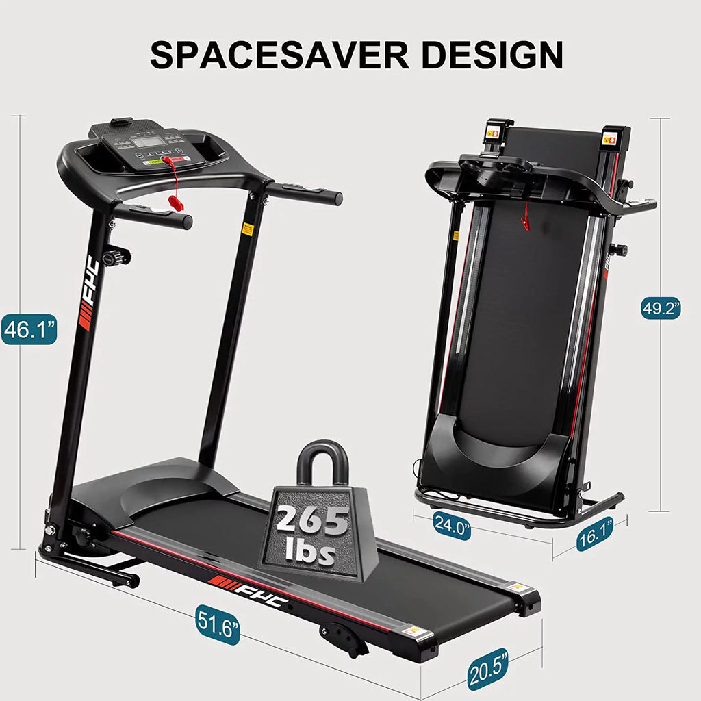 2.5HP Folding Incline Treadmill with Bluetooth Y910