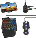 Wired Mechanical RGB LED Backlit Gaming Keyboard and Mouse Combo Q263217