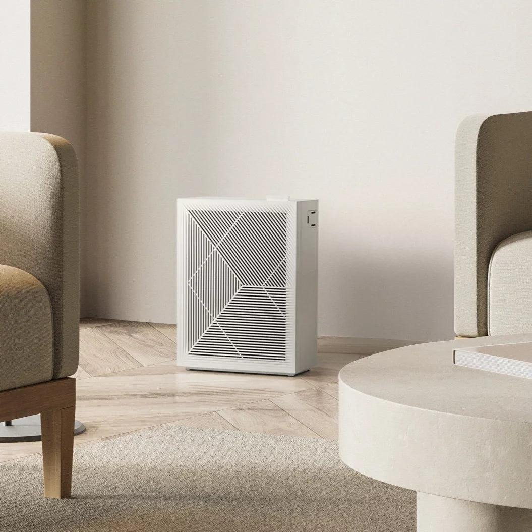 True HEPA Air Purifier with 214 sq. ft. Coverage in White E357