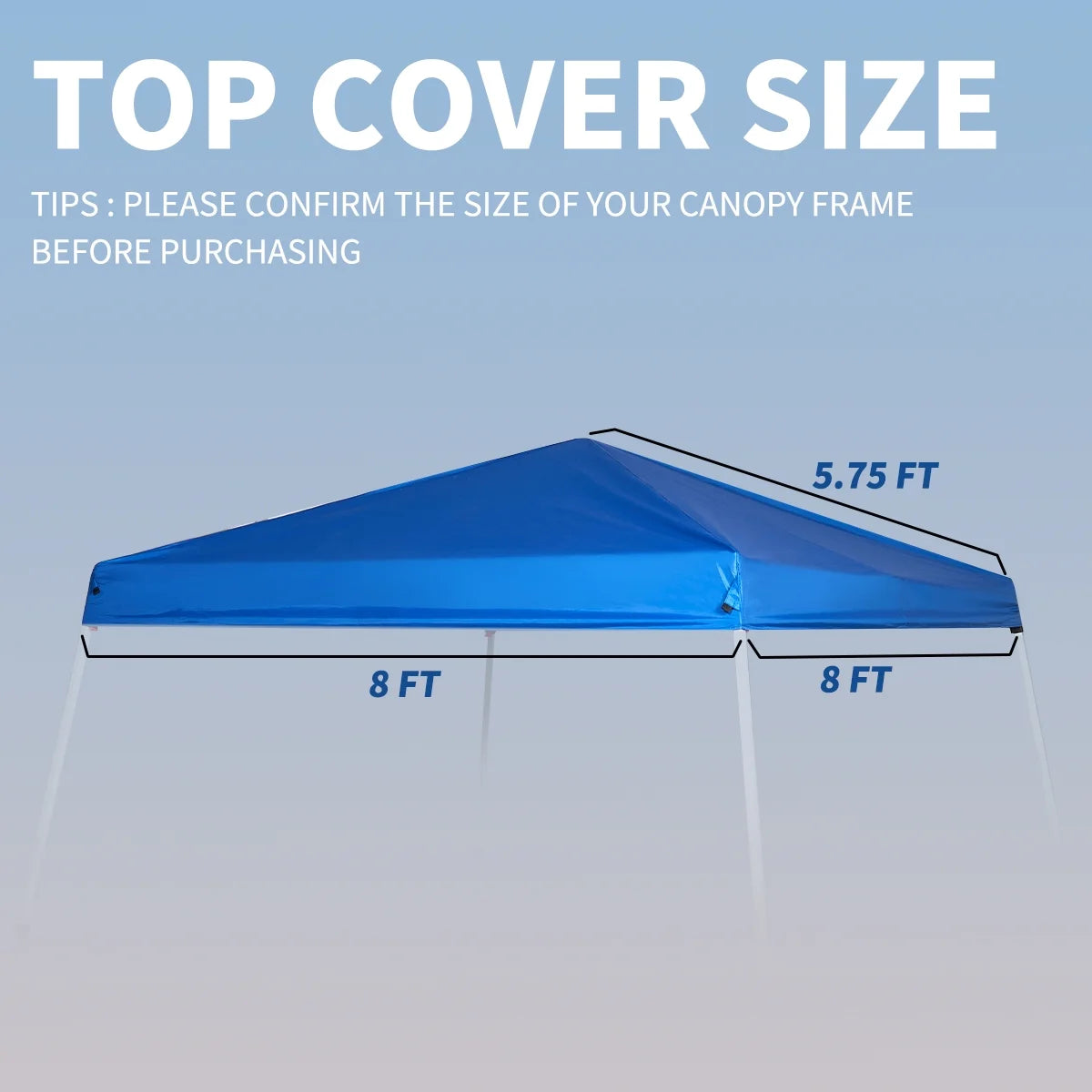 10x10FT Canopy Tent Replacement Top J765836