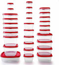 Rubbermaid Easy Find Vented Lids Food Storage Containers Set of 30 60 Pieces Total Racer A510047