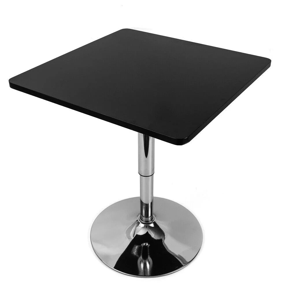 Black 360° Swivel Square Adjustable Bar Table I516716