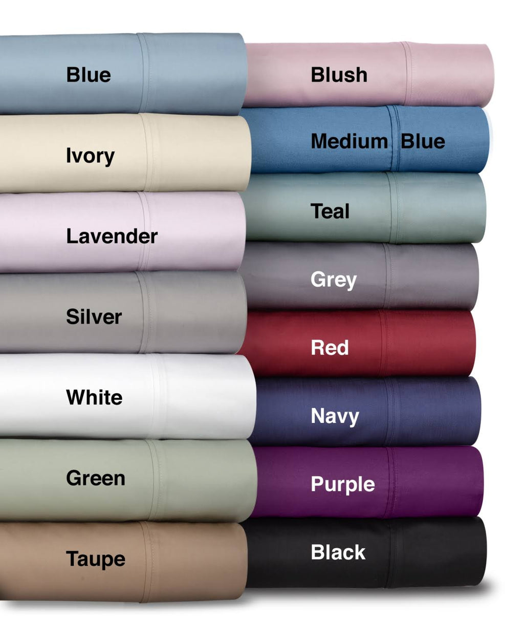 King Navy 1250 Thread Count 4 pc. Sheet Set P734
