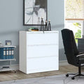 White Heavy-Duty Lateral File Cabinet P96892