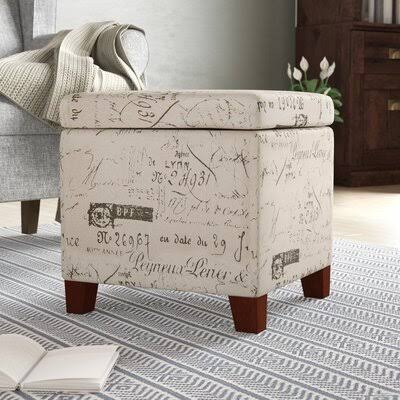 Square Tufted Storage Ottoman N707139