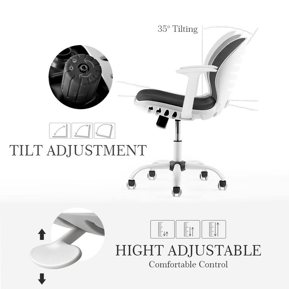 Black Mesh Adjustable Swivel Task Chair G30832