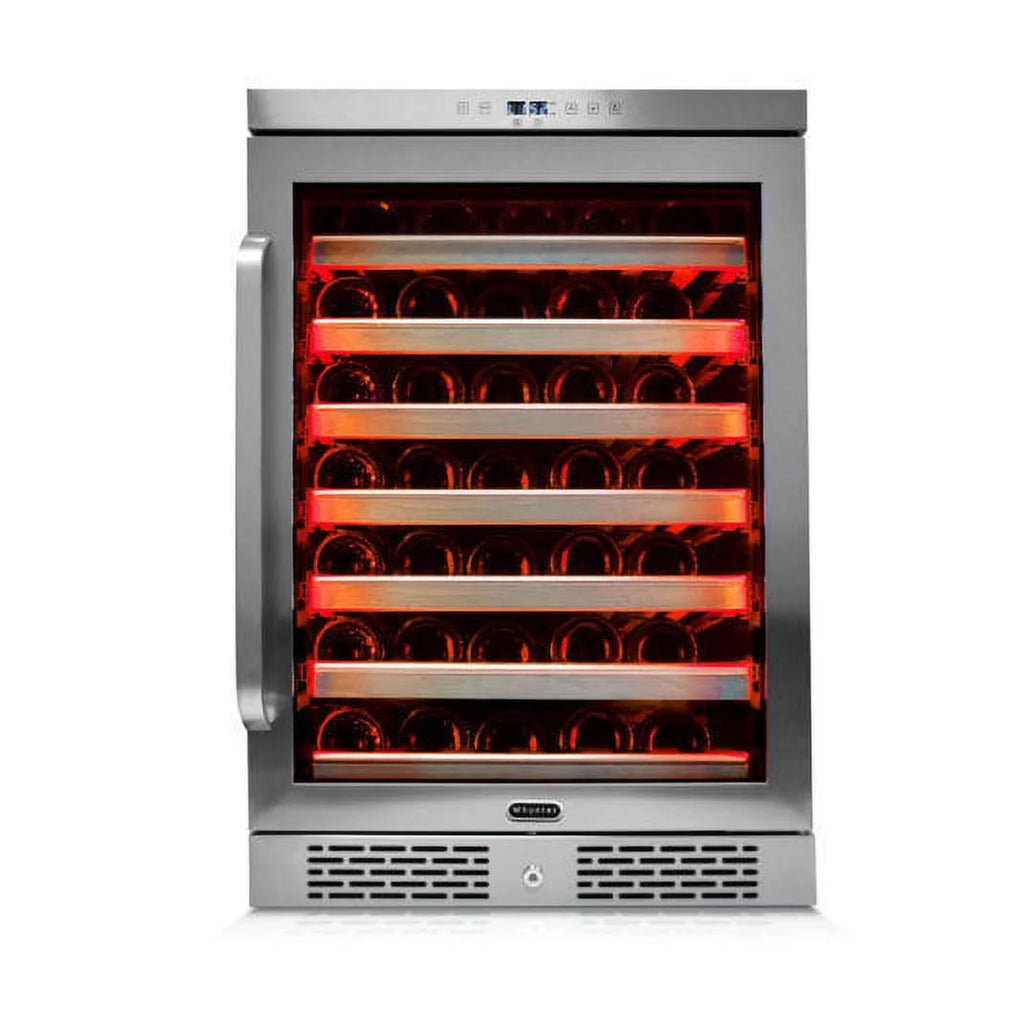 54 Bottle Stainless Steel Wine Refrigerator D73481