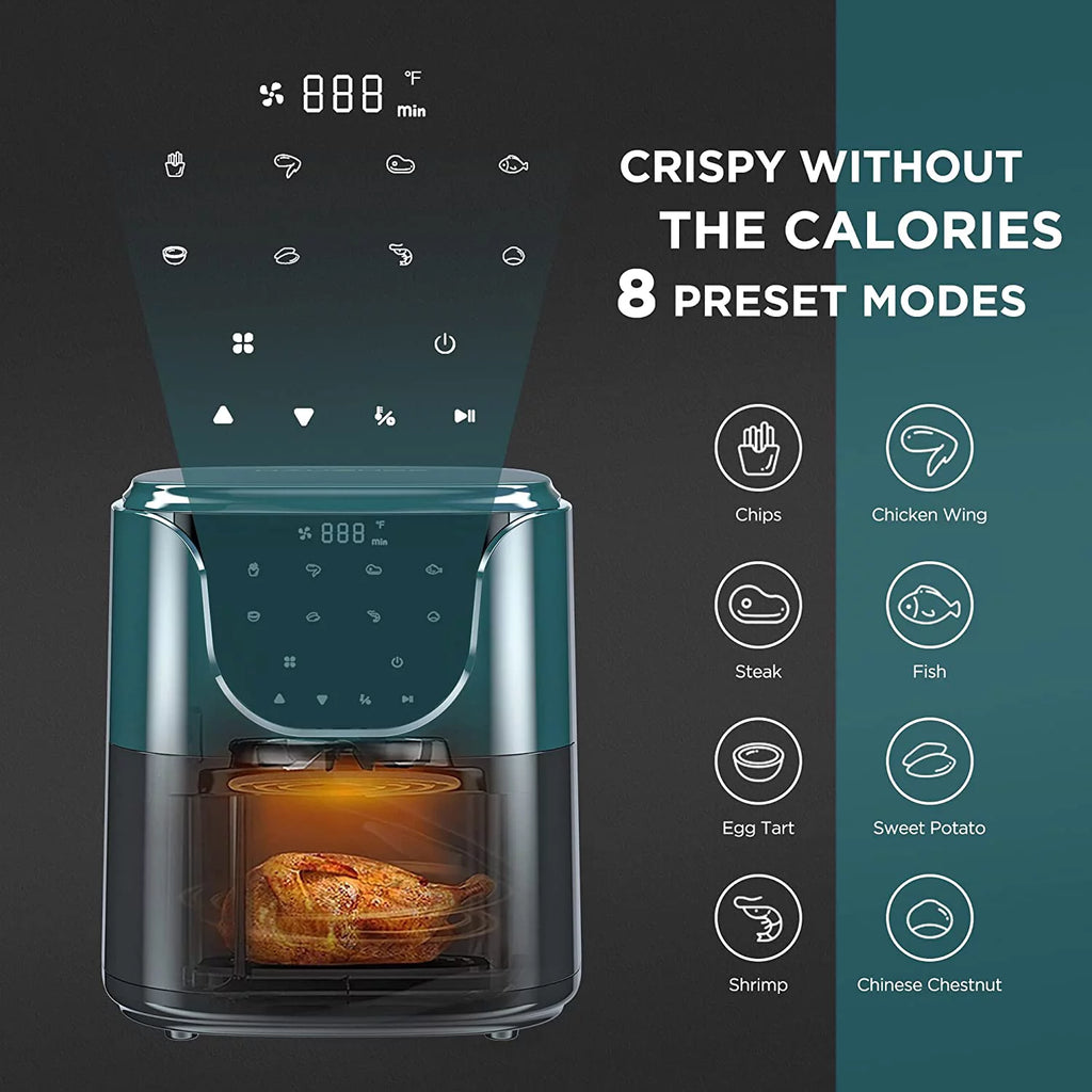 5.8QT Digital Air Fryer with Nonstick Tray H134