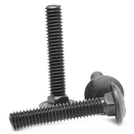 Black Oxide Medium Carbon Steel Carriage Bolt 5/8 inch-11 x 2 inch Pk 130 F633