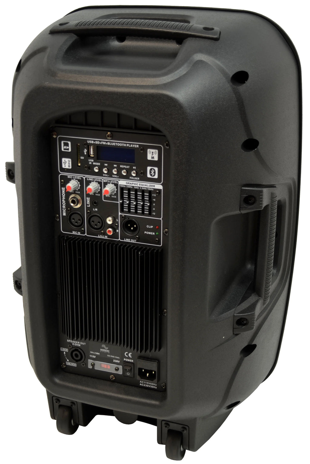 Pro DJ Bluetooth Powered PA Speaker Stands R984
