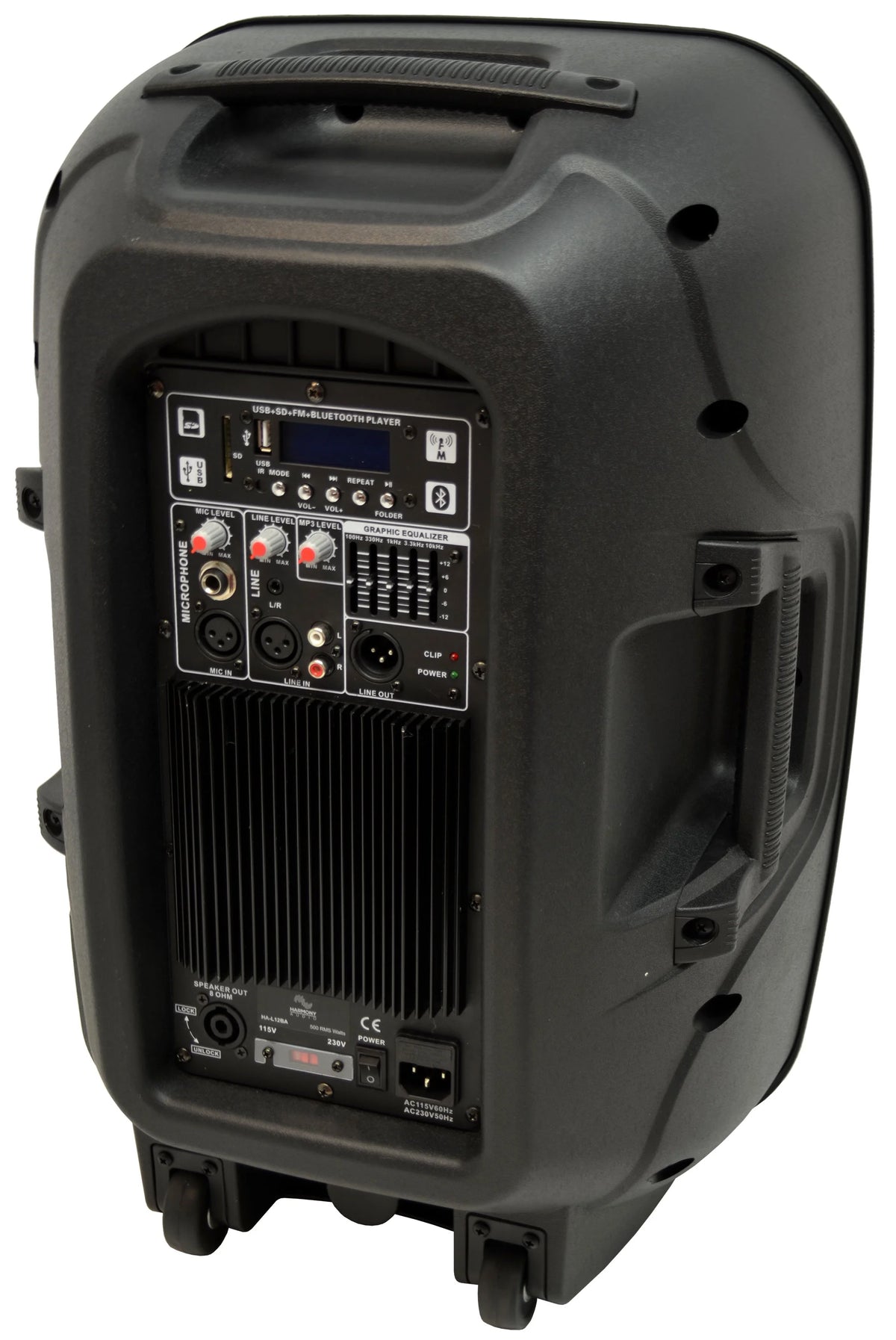 Pro DJ Bluetooth Powered PA Speaker Stands R984