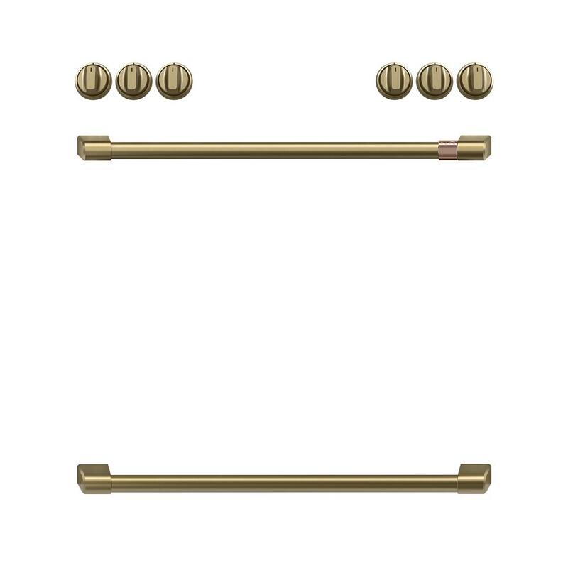 Handle and Knob Kit in Brushed Brass K2227