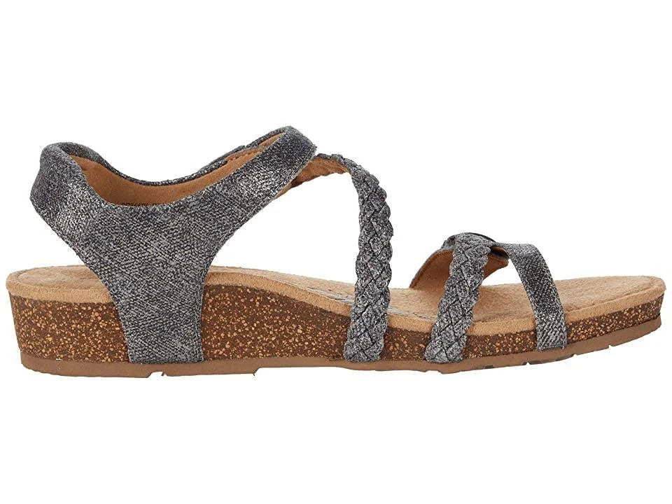Pewter Leather 5 M Shoes X7274