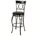 Faux Leather Swivel Counter Stool G96536
