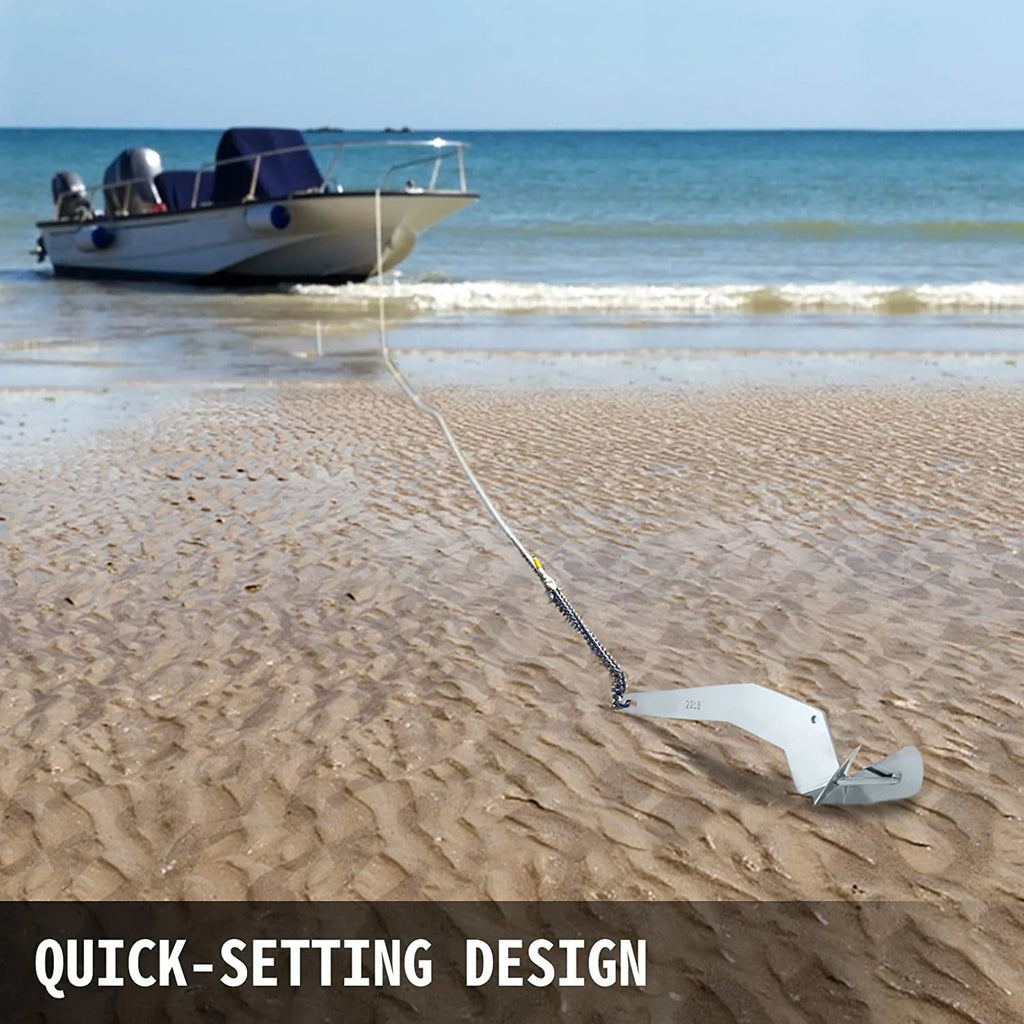 22 lb 316 Stainless Steel Boat Anchor P1474