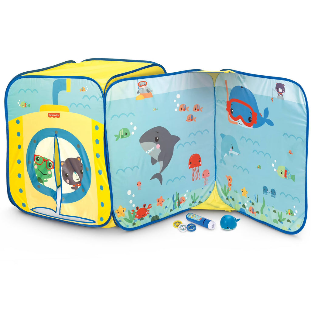 Pop Up Play Tent Submarine Adventure with Projector Toy L84394