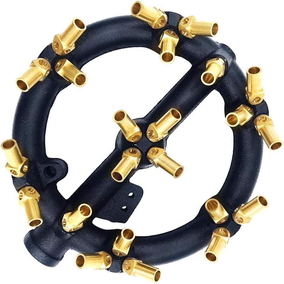Propane Gas Jet Burner 44 Tips Cast Iron Body W13011