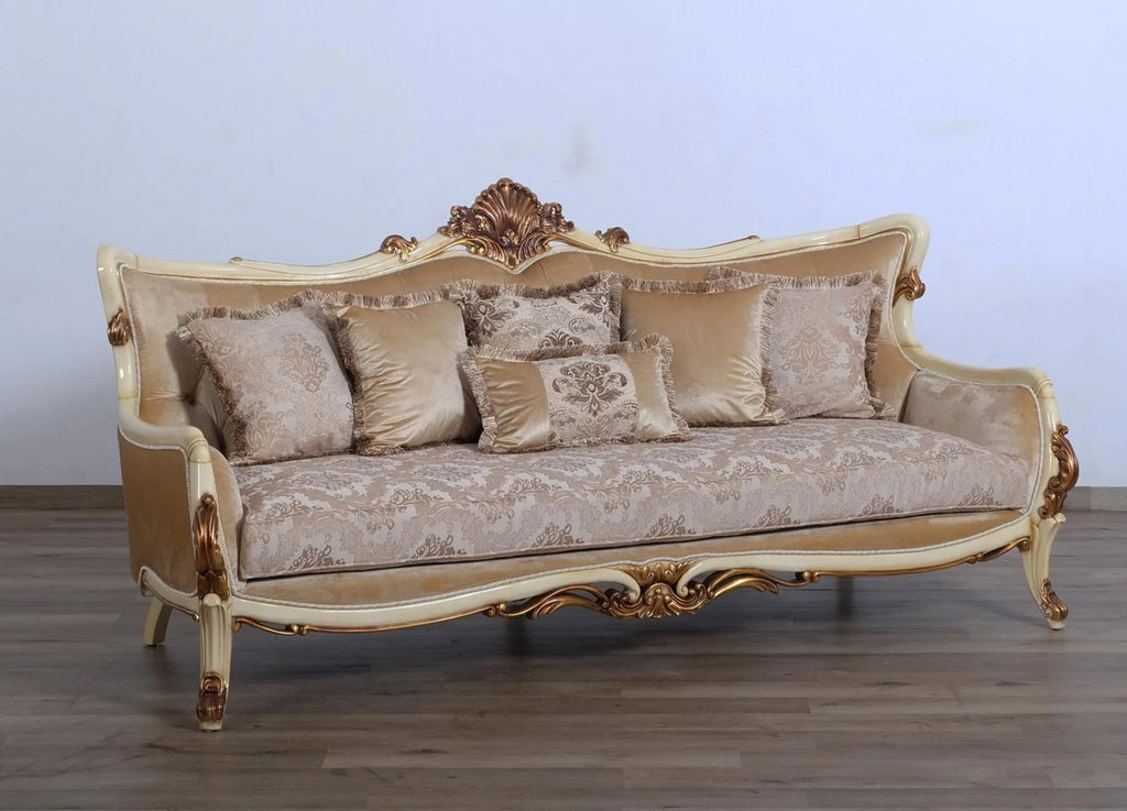 Antique Gold & Beige Sofa L958930