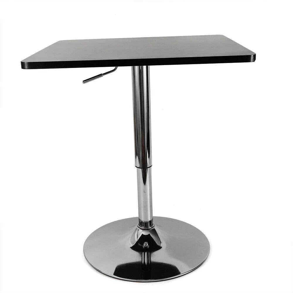 Black 360° Swivel Square Adjustable Bar Table I516716