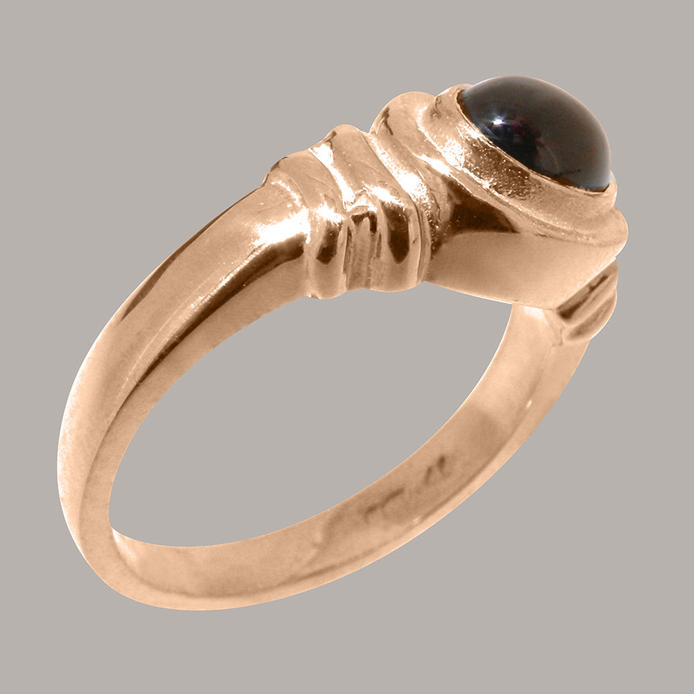 9k Rose Gold Garnet Engagement Ring N7090