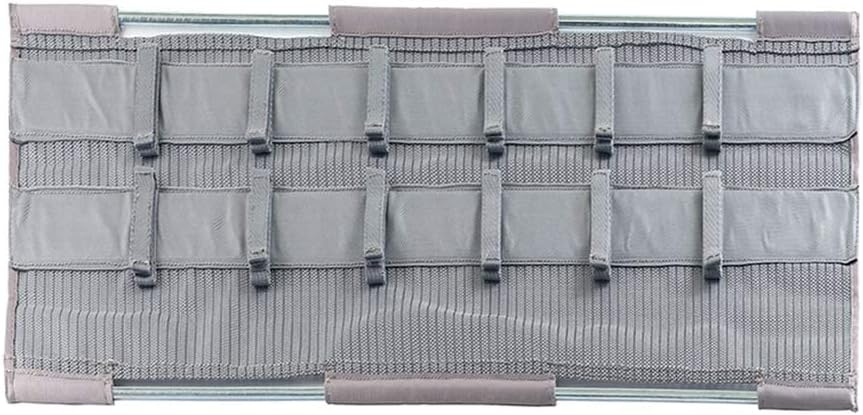 Gray Desk Cable Management Tray with 12 Adjustable Straps R79808