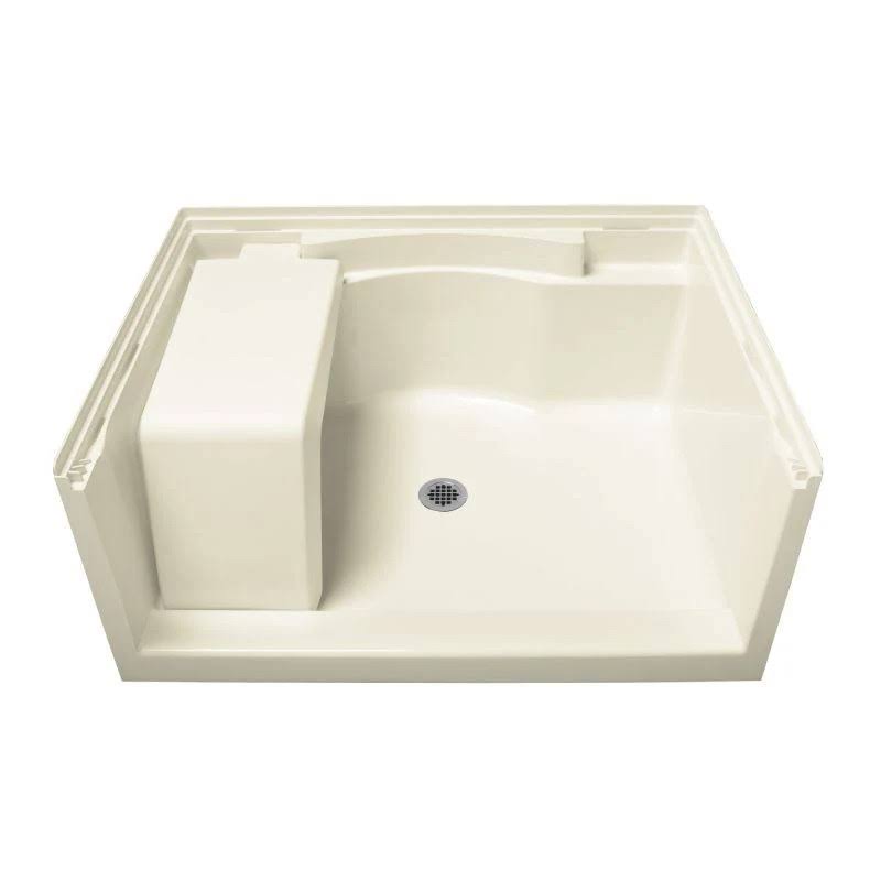 36 in. x 48 in. Single Threshold Shower Base in Biscuit Q275