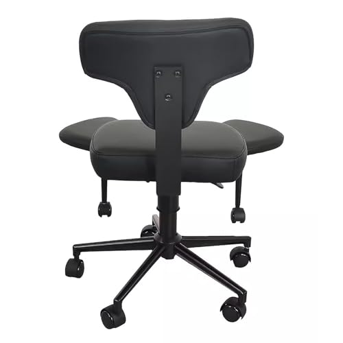 Black Swiveling Meditation Chair with Back Support S765606