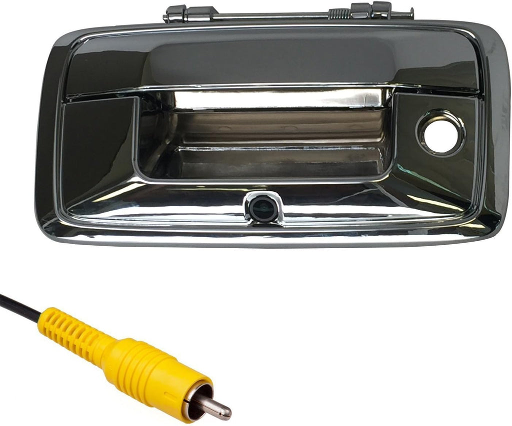 Black Tailgate Handle with Backup Camera T414673