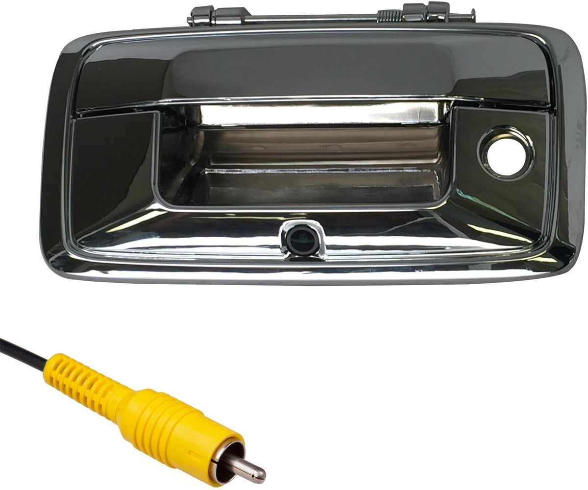 Black Tailgate Handle with Backup Camera T414673