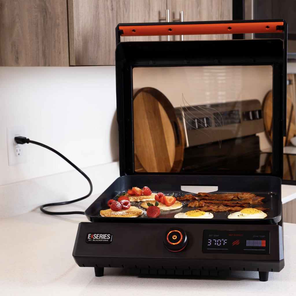 17 Electric Tabletop Griddle with Hood L5547