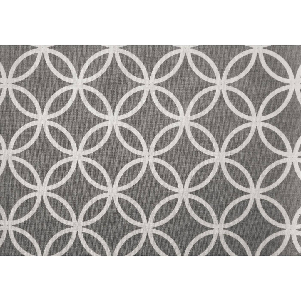 Swivel Grey Fabric Accent Chair B4074