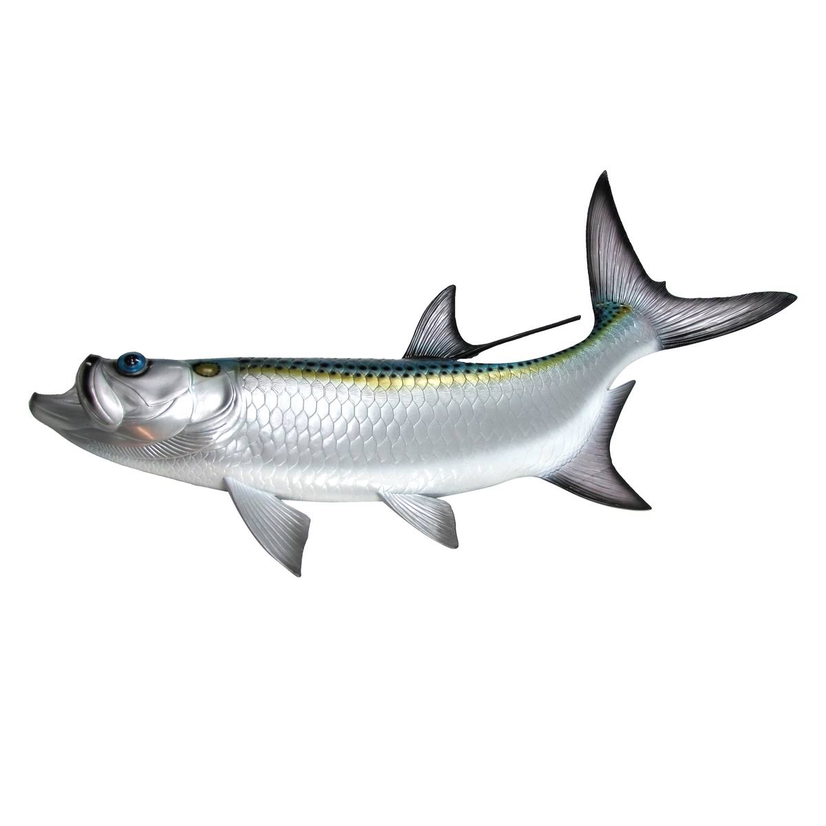 48x22 Tarpon Fish Wall Mount Plaque S10946